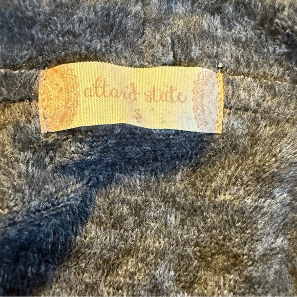 Altar'd State | Heather Gray Inside Out Drape Sweater with Pockets | Sz S - Picture 5 of 8